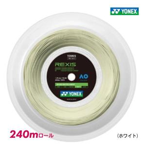 YONEX　レクシスフィール　REXIS FEEL 125/130 　TRFL125-2　ヨネックス　240mロール　ホワイト　硬式　テニス　ストリング　ガット　ナイロンマルチ｜axtos-shop
