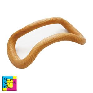 MAKIスポーツ ウェーブストレッチリング けやき ストレッチ 腰痛 グッズ 肩こり 解消 解消グッ...