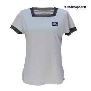 St.Christopher  スクエアネックレースゲームシャツ  STC-BDW2373-LA　2024SS ライラックアッシュ　セントクリストファ｜axtos-shop