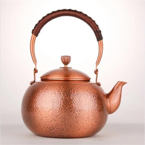 入手困難★ハンドメイド　手作り　赤銅　銅製品　茶道具　湯沸かし　ポット