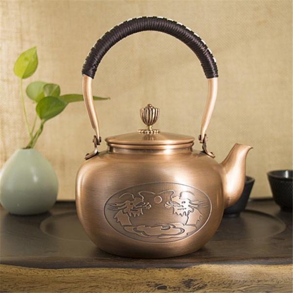 人気新品★手作り　赤銅　銅製品　ポット　湯沸かし器 茶器 銅製品