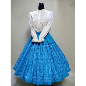 フォークダンス スカート チョコレート色裾模様 : フォークダンス 彩