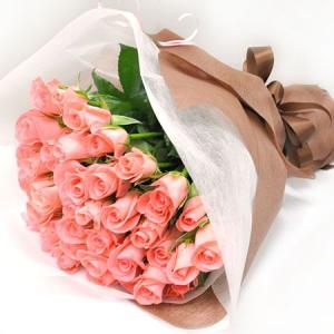 バラの花束 50本入り ピンク系