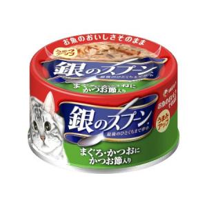 銀のスプーン缶 まぐろ・かつおにかつお節入り 70g｜ayahadio