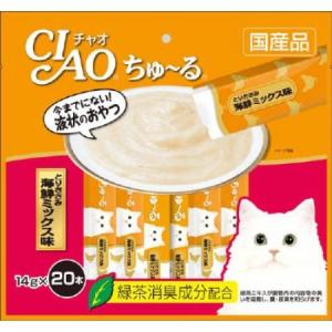 ＣＩＡＯちゅ〜る２０本入りとりささみ　海鮮ミックス味｜ayahadio