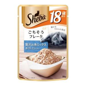 シーバ リッチ 18歳以上 ごちそうフレーク 贅沢お魚ミックス まぐろ・たい入り 35g｜ayahadio