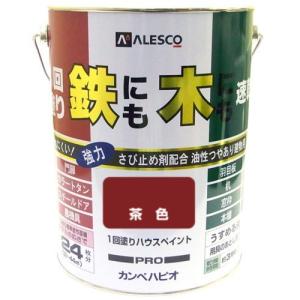 カンペハピオ 1回塗りハウスペイント 茶色 4Lの商品画像