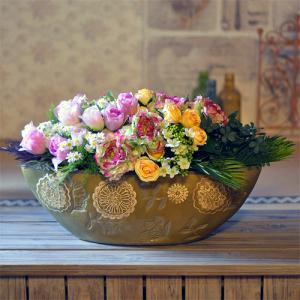 華やかで和モダンなアーティフィシャルフラワーアレンジメント「Vin