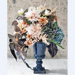 新作！アーティフィシャルフラワーアレンジメント「LILAC」大きい