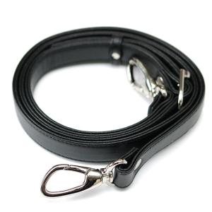 アイレット対応ショルダーバッグ用合皮ベルト ブラック