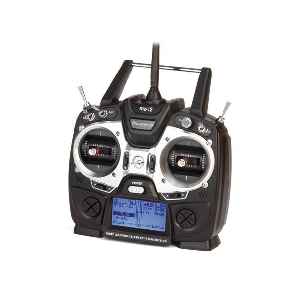 Graupner mz-12, 6 channel HoTT 2.4GHz コンピュータ・プロポ送信...