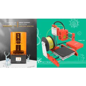 Anycubic PHOTON-S 光造形式 3Dプリンター（本体色ホワイト：オレンジ