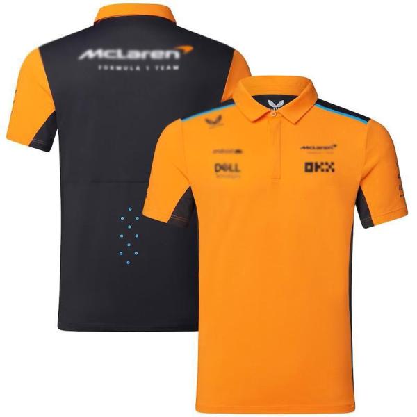 2023 マクラーレン F1 チーム オフィシャル ポロシャツ オレンジ