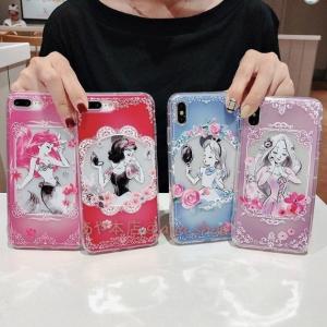 アリエル ラプンツェル 白雪姫 アリス iphoneケース スマホケース キャラクター ディズニー 携帯ケース アイフォンケース プリンセス