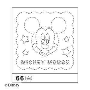 Olympus（オリムパス）刺し子花ふきん布パック（白） ディズニーキャラクターシリーズ　ミッキーマ...