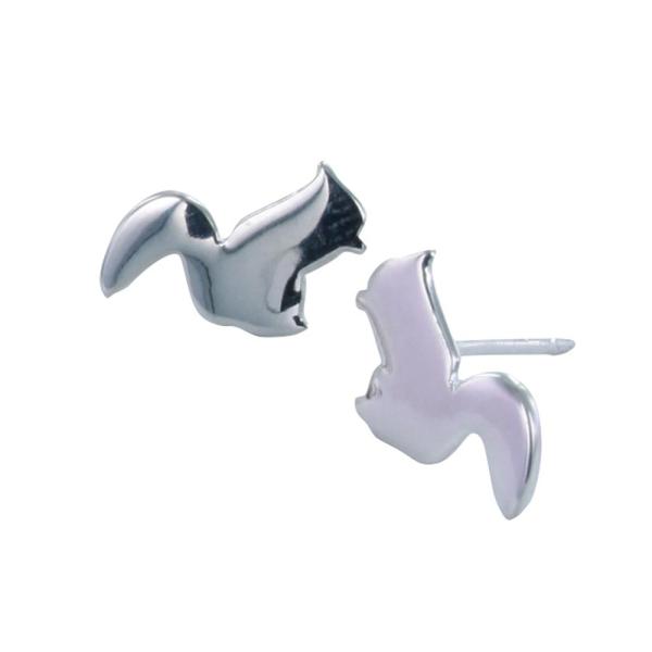 リーブス＆リーブス 　スタッドピアス　リス　シルバー