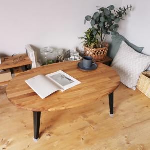 イケア（IKEA） コーヒーテーブル 折りたたみ式 竹 70cm m90543088