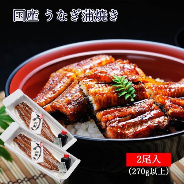 ギフト 国産 鰻 うなぎ 蒲焼き 135g以上 大サイズ2尾 紙箱入 [ あゆの店きむら / UNG...