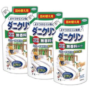 UYEKIダニクリン無香料タイプ（詰め替え用）230ｍＬ×3個セット