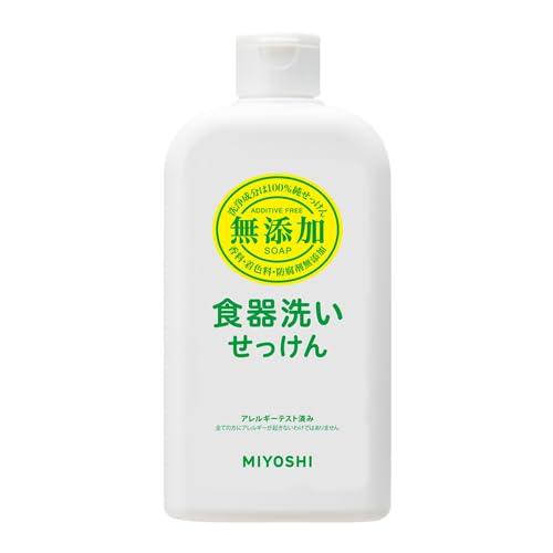 ミヨシ石鹸無添加 食器洗いせっけん ３７０ｍｌ ×３個セット