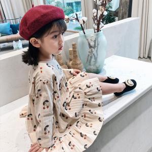 秋冬 女の子 長袖 ワンピース 薄 ジュニア服 子供服 花柄 ワンピース キッズ用 子ども服 可愛い 厚手 暖かい ワンピース Y アユストア 通販 Yahoo ショッピング