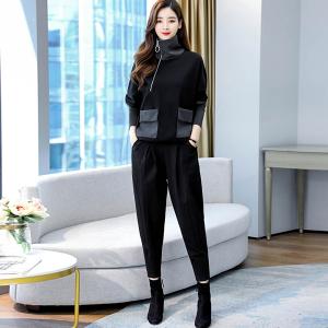 セットアップ レディース 春秋 40代 コーデ カジュアル トップス 長袖tシャツ ロングパンツ ジャージ 運動着 大きいサイズ きれいめ おしゃれ 着痩せ 通勤 上品 Y アユストア 通販 Yahoo ショッピング