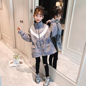 トレンチコート キッズ 子供服 女の子 アウター 春秋 コート ジャケット 韓国子供服 ジュニア トップス おしゃれ 可愛い カジュアル 小学生 通学着 新品 150 160 Y アユストア 通販 Yahoo ショッピング