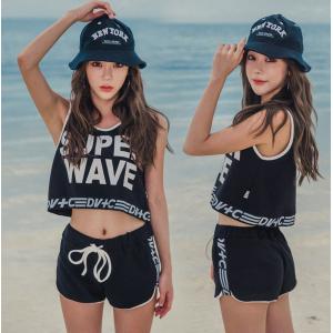 水着 体型カバー タンキニ ビキニ 3点セット水着