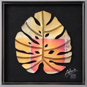 色鉛筆画・版画 ゆうパケット チューリップ・カニ SHOji 絵画 壁掛け