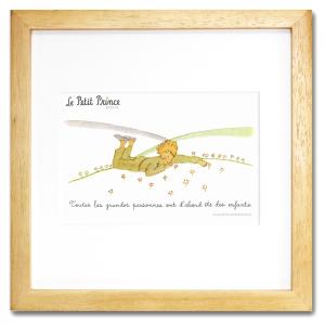 絵画 絵本フレーム 星の王子さま 大人は、だれでも、はじめは子どもだった