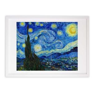 版画 絵画 名画 星月夜(1889) フィンセント・ファン・ゴッホ インテリア 壁掛け 額入り アート アートパネル モダン アートフレーム おしゃれ