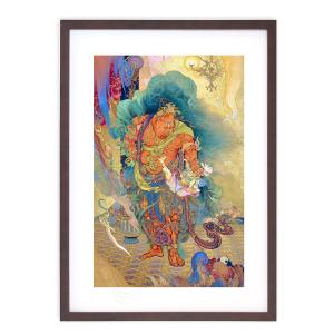 版画 絵画 名画 日本画 神戸之宵月 橋口五葉 インテリア 壁掛け 額入り