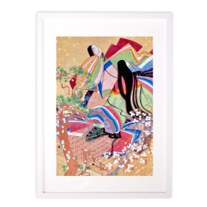 版画 絵画 名画 日本画 日本アルプス十二題 劔山の朝 吉田博