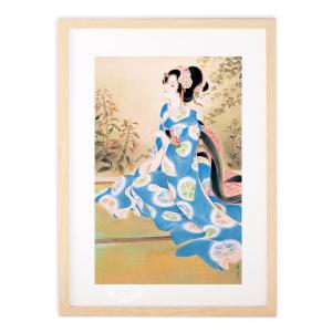 版画 絵画 名画 日本画 鮭 高橋由一 インテリア 壁掛け 額入り アート