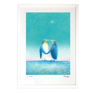 手描き油絵 オイル ペイント アート「カラフル オウル（Mサイズ