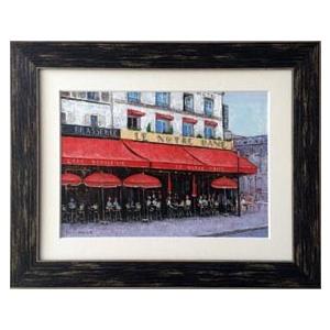 油絵手書き作家物パリの街 油絵手書き作家物パリの街 パリ 油絵