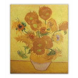 名画キャンバスアート フィンセント・ファン・ゴッホ ひまわり （Vincent van Gogh） 絵画 壁掛け 壁飾り インテリア 油絵 花 アートパネル ポスター 絵｜ayuwara