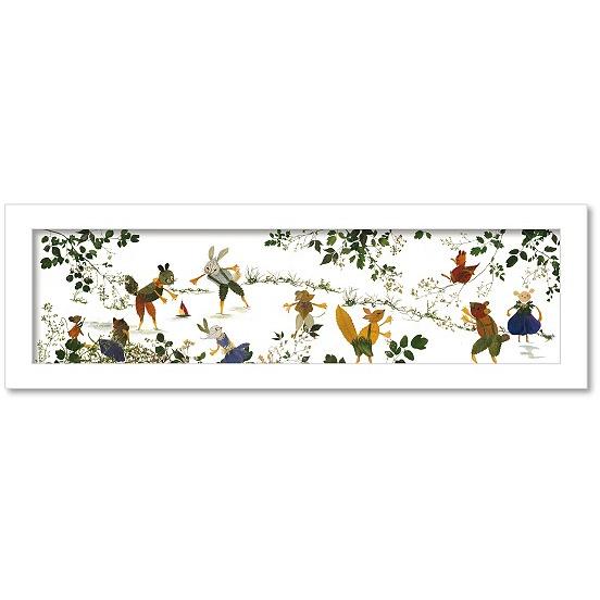 アートフレーム ゆうパケット Atelier Flower Horizon 川遊び 絵画 壁掛け 壁...