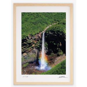 アートフォト 絵画 壁掛け 虹の出た称名滝2 立山 壁飾り インテリア