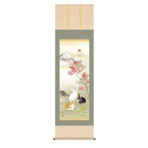 掛け軸 四季花鳥 (清水玄澄) 掛軸 : 掛け軸・絵画の専門店 掛軸堂画廊