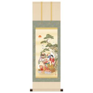 掛け軸 秋草に白鷺 (田村竹世) 掛軸 : 掛け軸・絵画の専門店 掛軸堂