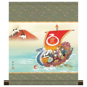 掛け軸 布袋 （小林清堂） 【掛軸】【一間床・半間床】【七福神