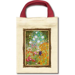 バッグ 名画コットンミニバッグ(クリムト「フラワ...の商品画像