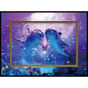 絵画 クリスチャン・リース・ラッセン ビッグアート「ドルフィン