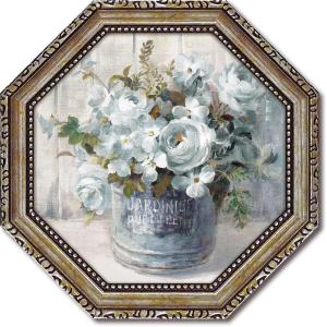 和風フレーム 狩野永徳「桜と孔雀」絵画 インテリア 壁掛け