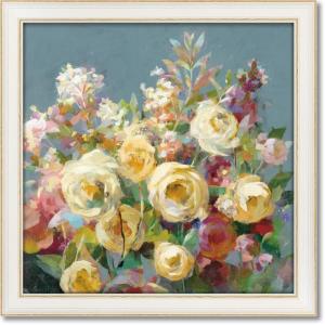 纯手绘油絵応接間の装飾画玄関通路古典花卉壁の絵 纯手绘油絵応接間の装飾画玄関通路古典花卉壁の絵 纯手绘