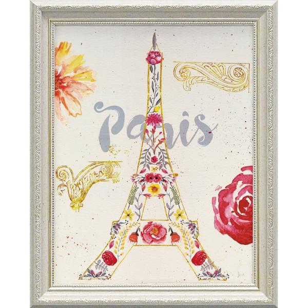 絵画 ジェス エイキン「パリ ブルーム1」 絵画 壁掛け 壁飾り インテリア