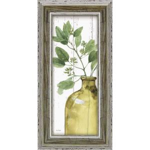 手描き油絵 木村 咲 黄色い小花 F6 画家本人手描き 絵画 額入り 絵