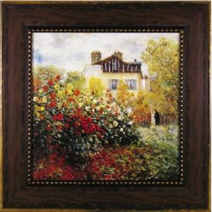 絵画 モネ「庭園のアーチスト」 絵画 壁掛け 壁飾り