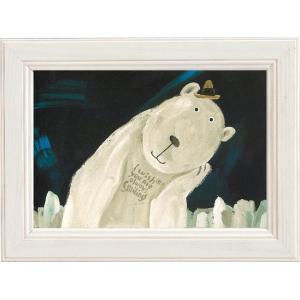 絵画 オイル ペイント アート「カエルの星（Mサイズ）」 インテリア